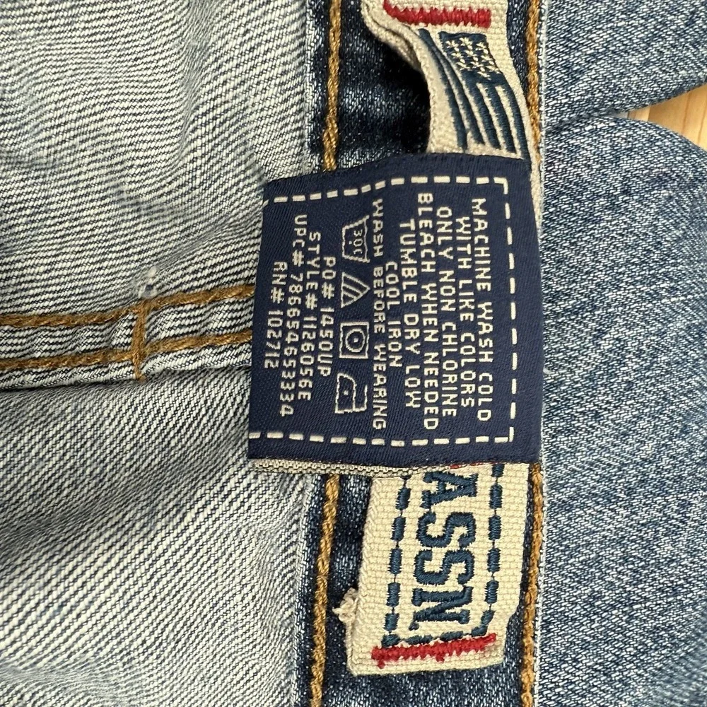 VTG US Polo Assn Shorts Mens 34 Blue Baggy Carpenter 12" Hammer Loop Hip Hop Y2K - Picture 8 of 8